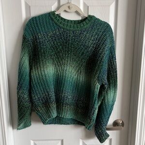 Roots Green Ombre Women's Sweater